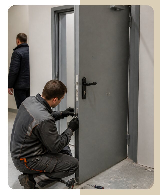 Ремонт противопожарной двери в Краснотурьинске по цене 6911 р. | ДвериЛегко-Кту