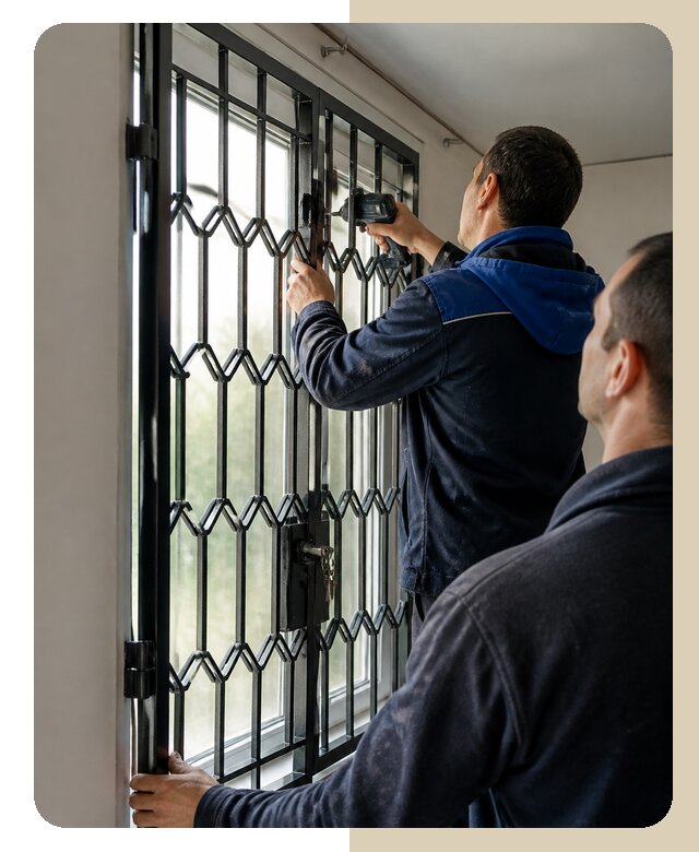 Установка распашных решеток в Краснотурьинске цена от 6911 р. | ДвериЛегко-Кту